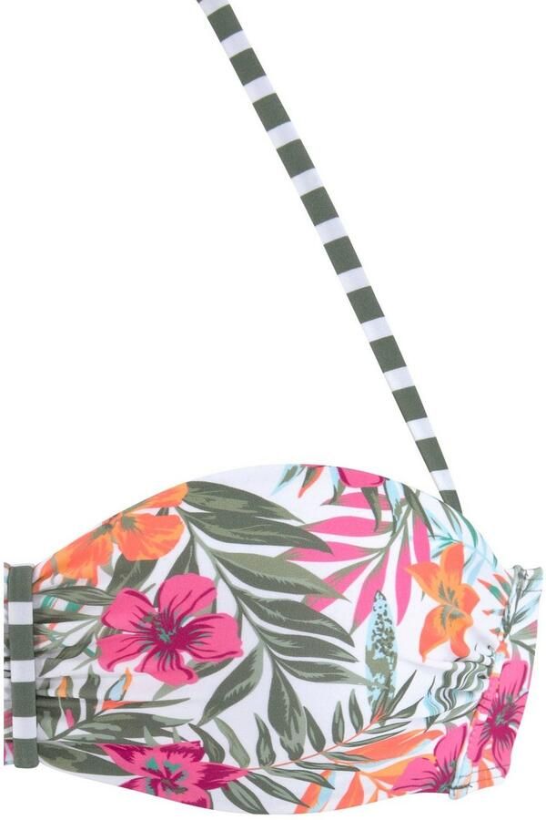 Venice Beach Bandeau-bikinitop Summer met aangerimpeld midden - Foto 3