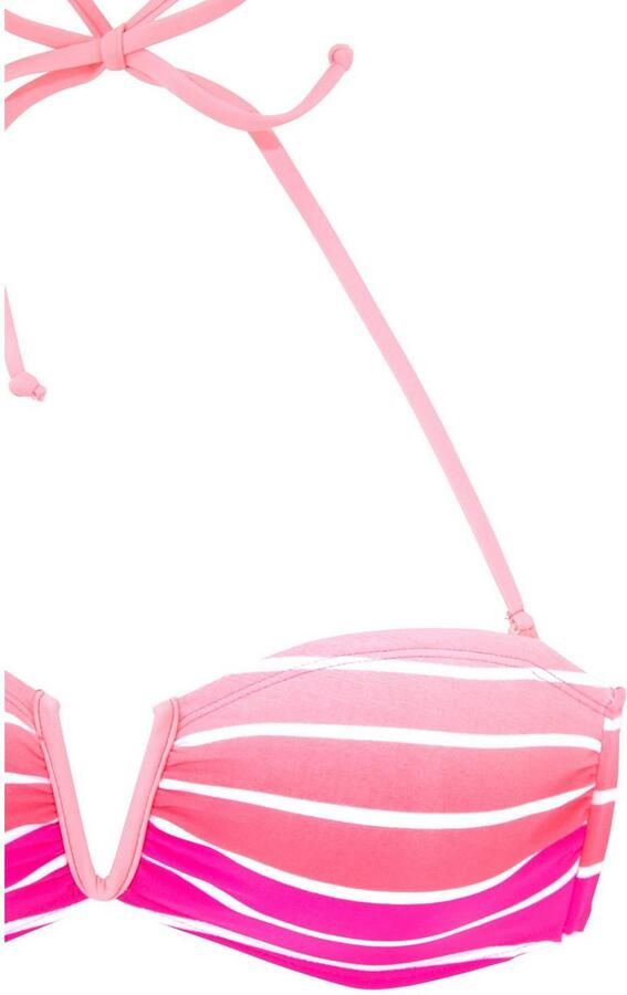 Venice Beach Bandeaubikini met uitneembare cups afneembare bandjes met zijstaven - Foto 2