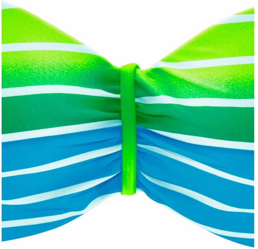 Venice Beach Beugelbikini in bandeaumodel in een trendy streep-look