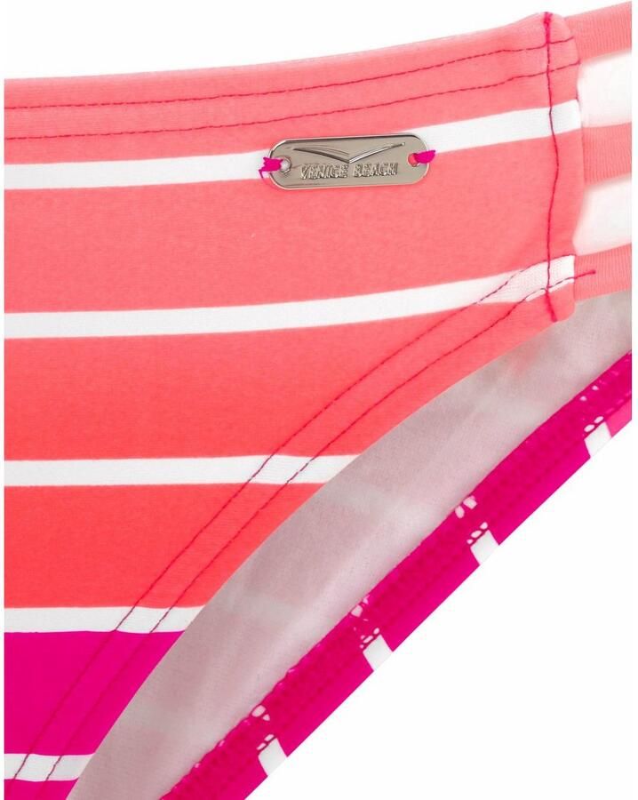 Venice Beach Beugelbikini in bandeaumodel in een trendy streep-look - Foto 2