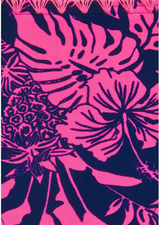 Venice Beach Beugelbikini in bandeaumodel Kensi met contrastkleurige gehaakte rand - Foto 2