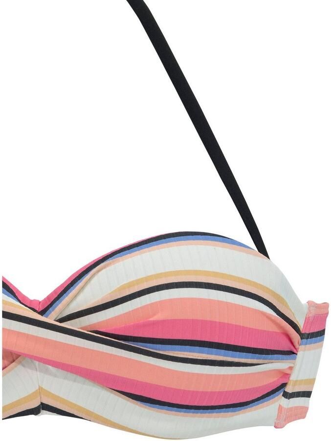 Venice Beach Beugelbikini in bandeaumodel met gestructureerde materiaal