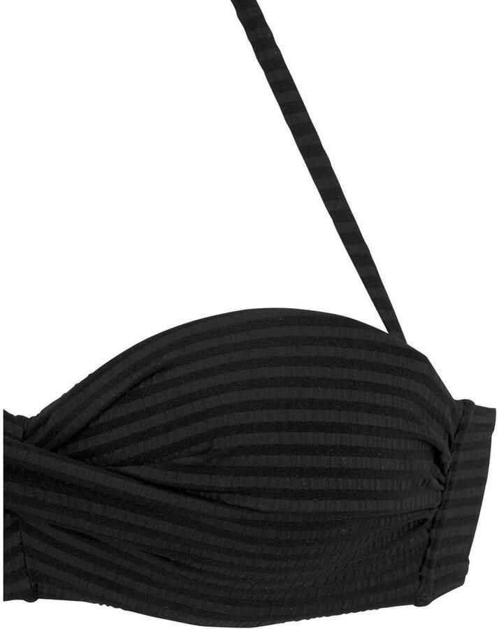 Venice Beach Beugelbikini in bandeaumodel van chique structuurstof