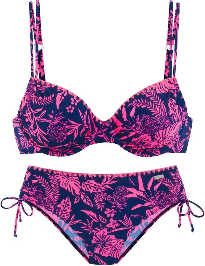 Venice Beach Beugelbikini Kensi zijdelings verstelbaar met moderne print (set) - Foto 5