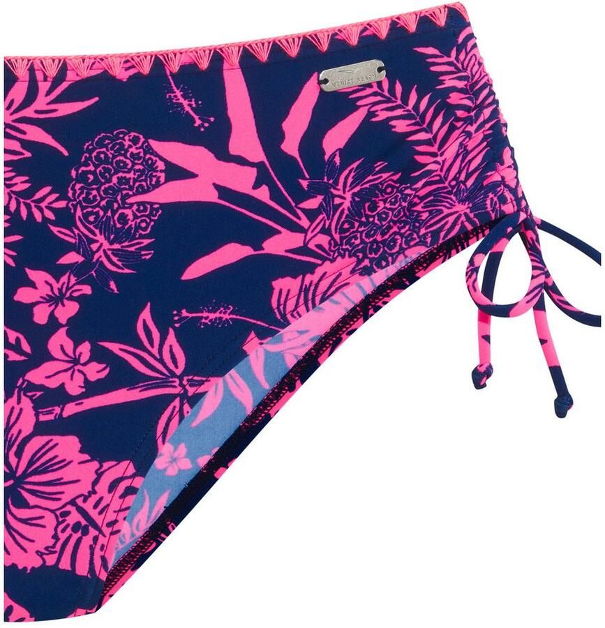 Venice Beach Beugelbikini Kensi zijdelings verstelbaar met moderne print (set)