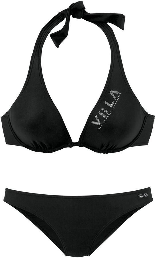 Venice Beach Beugelbikini met contrastkleurig opschrift - Foto 4