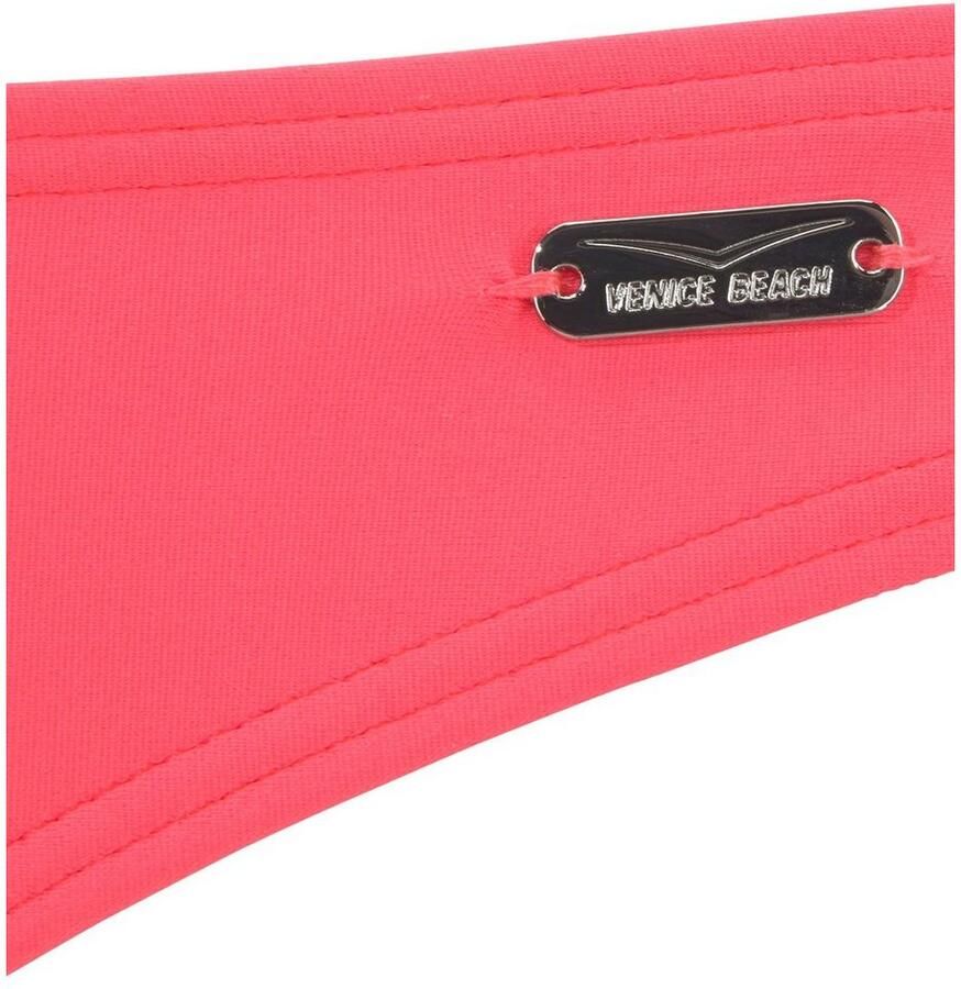 Venice Beach Beugelbikini met contrastkleurig opschrift