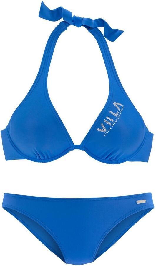 Venice Beach Beugelbikini met contrastkleurig opschrift - Foto 3