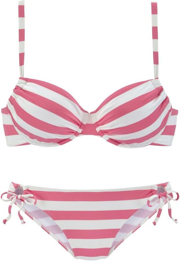 Venice Beach Beugelbikini met geweven strepen - Foto 3