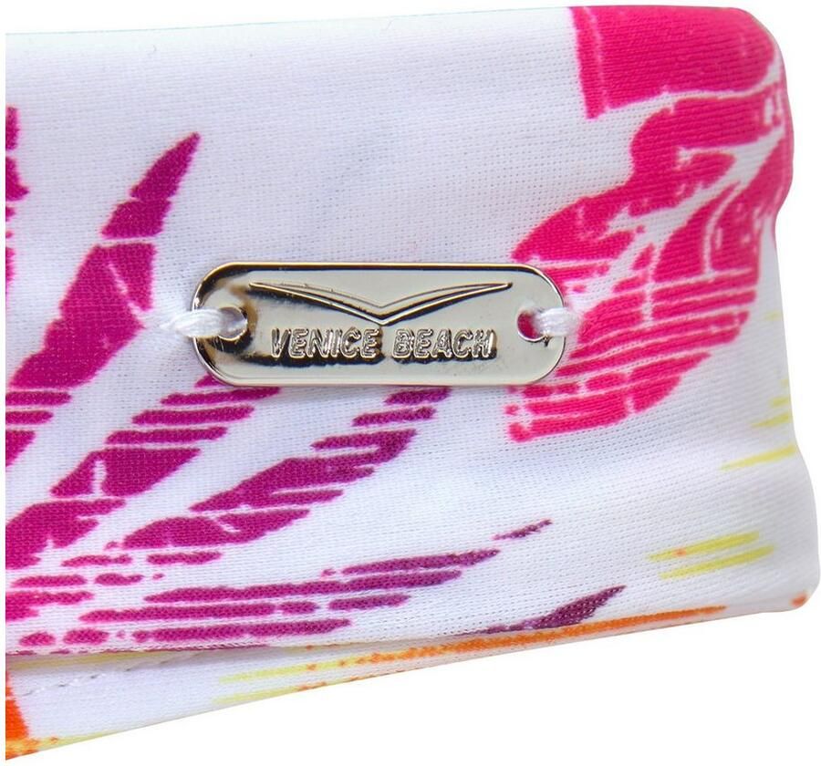 Venice Beach Beugelbikini trendige bloemenprint uitneembare cups om de nek te binden