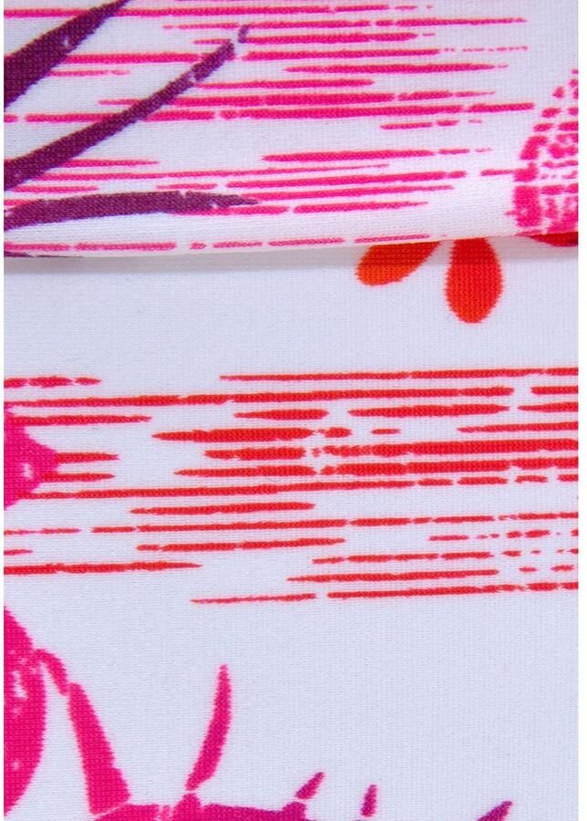 Venice Beach Beugelbikini trendige bloemenprint uitneembare cups om de nek te binden - Foto 2