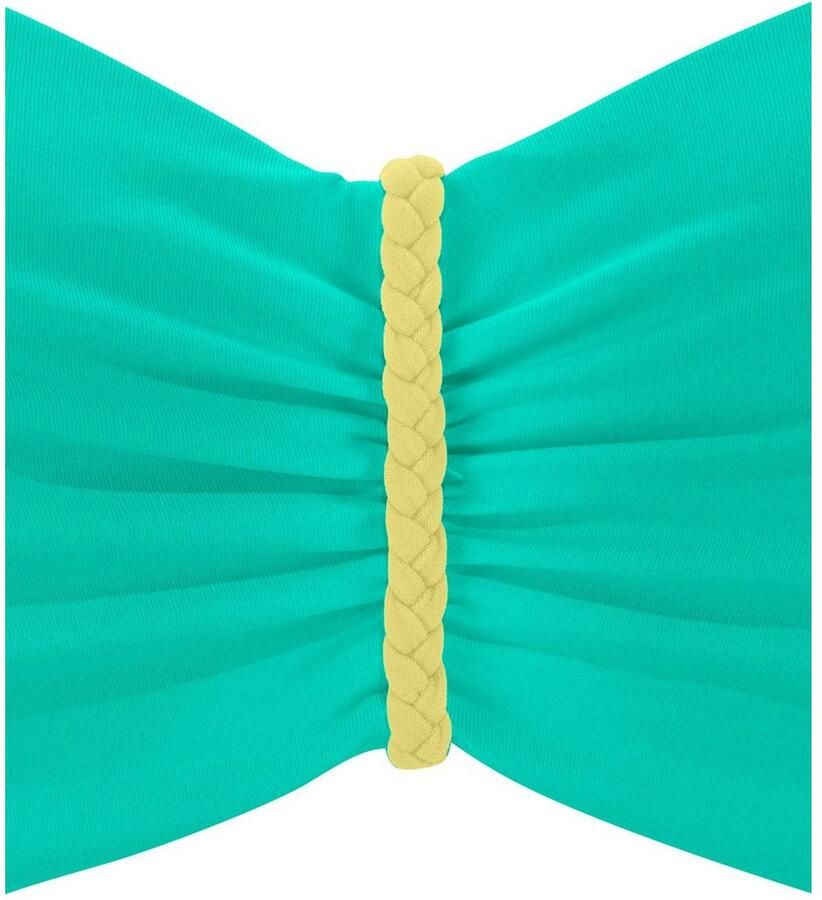 Venice Beach Beugelbikinitop in bandeaumodel ANNA met gevlochten details
