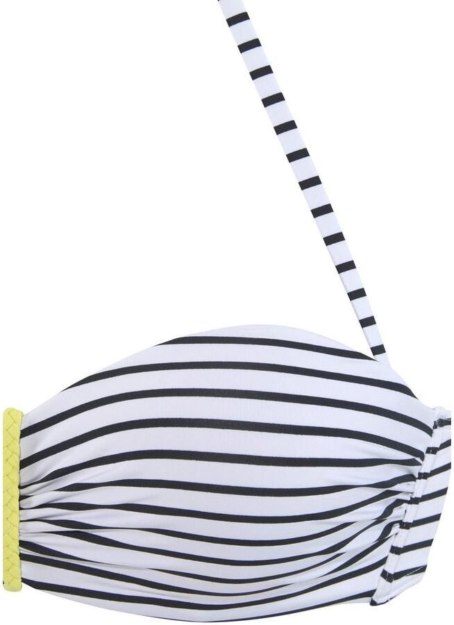Venice Beach Beugelbikinitop in bandeaumodel CAMIE in coole streep-look
