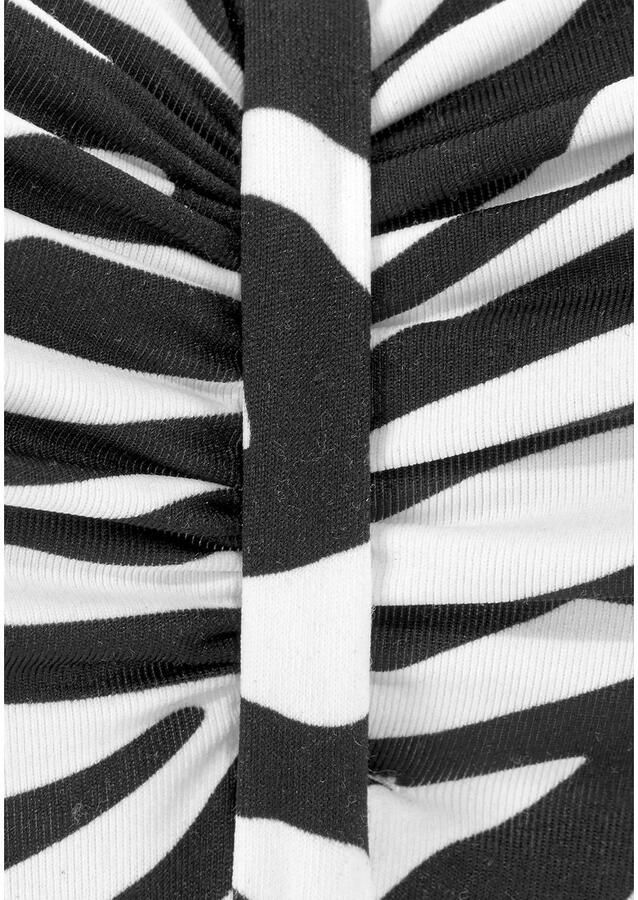 Venice Beach Beugelbikinitop in bandeaumodel Fjella in tweekleurige animal-look - Foto 4