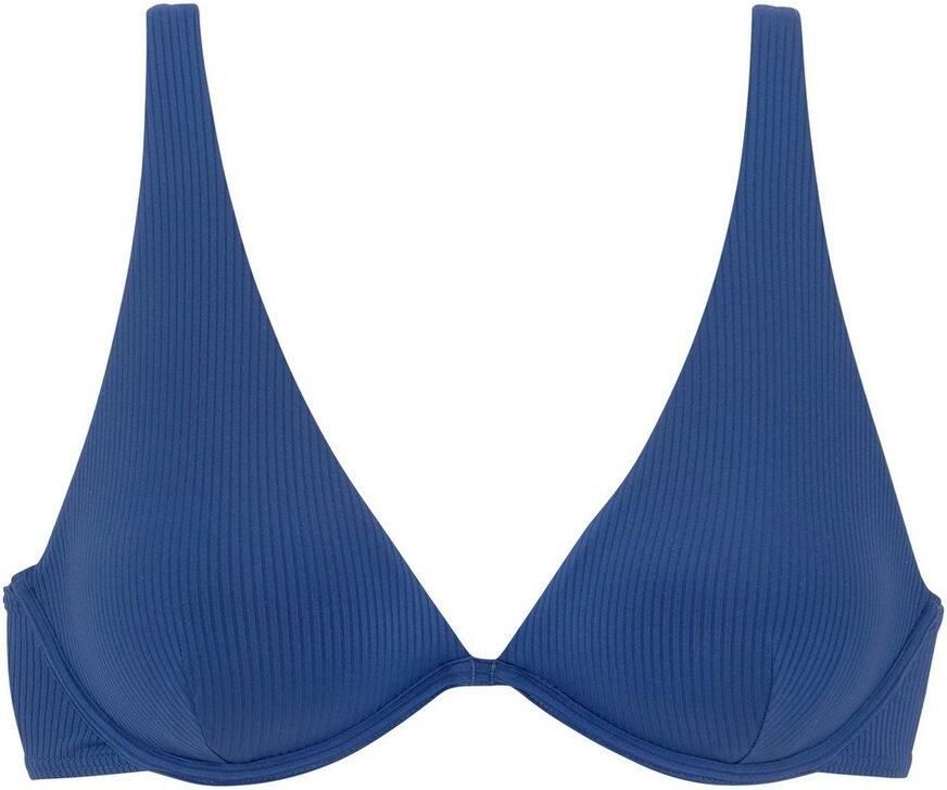 Venice Beach Beugelbikinitop Lucky van geribbelde structuurstof - Foto 2