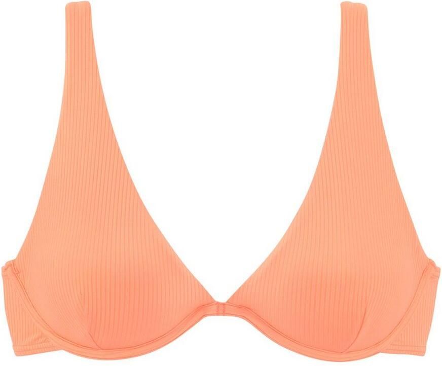 Venice Beach Beugelbikinitop Lucky van geribbelde structuurstof