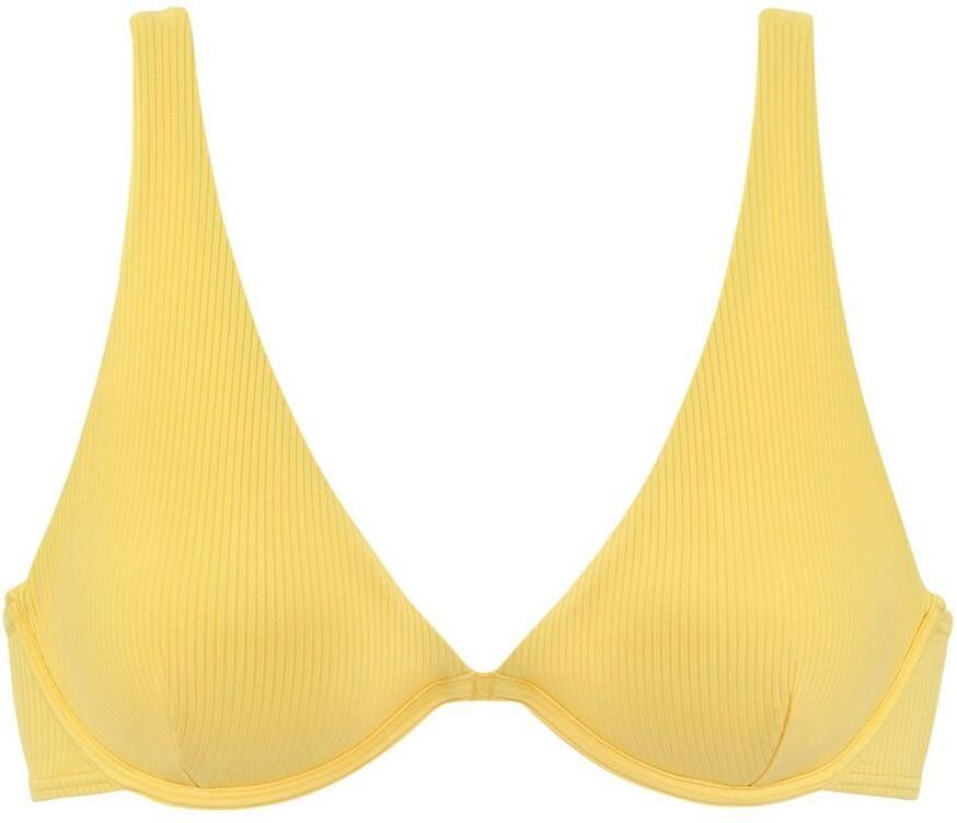 Venice Beach Beugelbikinitop Lucky van geribbelde structuurstof