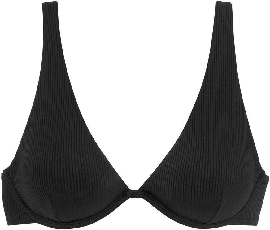 Venice Beach Beugelbikinitop Lucky van geribbelde structuurstof