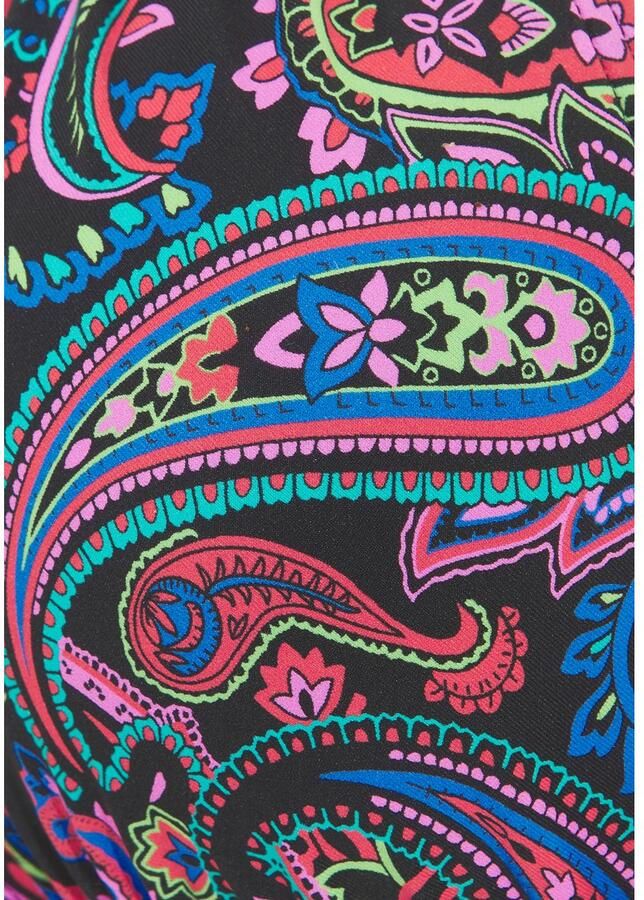 Venice Beach Beugelbikinitop Paislee bedrukt verstelbare dubbele bandjes uitneembare softcups mix-kini - Foto 2