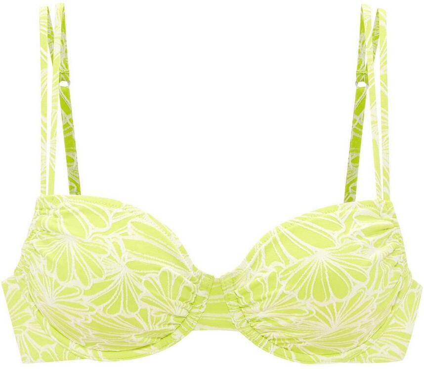 Venice Beach Bikinibroekje Peony in hogere snit en modieus structuurweefsel - Foto 3