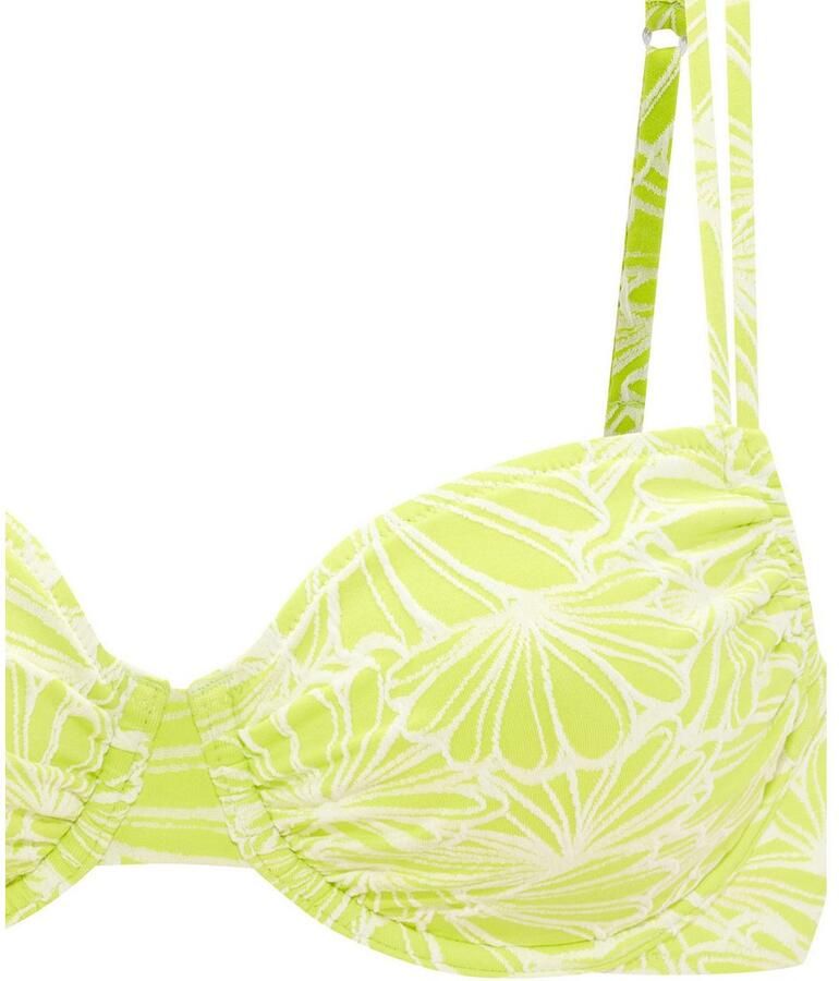 Venice Beach Bikinibroekje Peony in hogere snit en modieus structuurweefsel - Foto 2