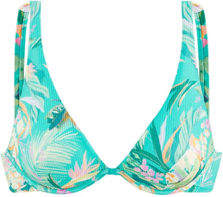 Venice Beach Beugelbikinitop Sandra in modieuze licht glanzende ribstof - Foto 4