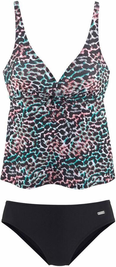 Venice Beach Beugeltankini met gedessineerde print - Foto 4