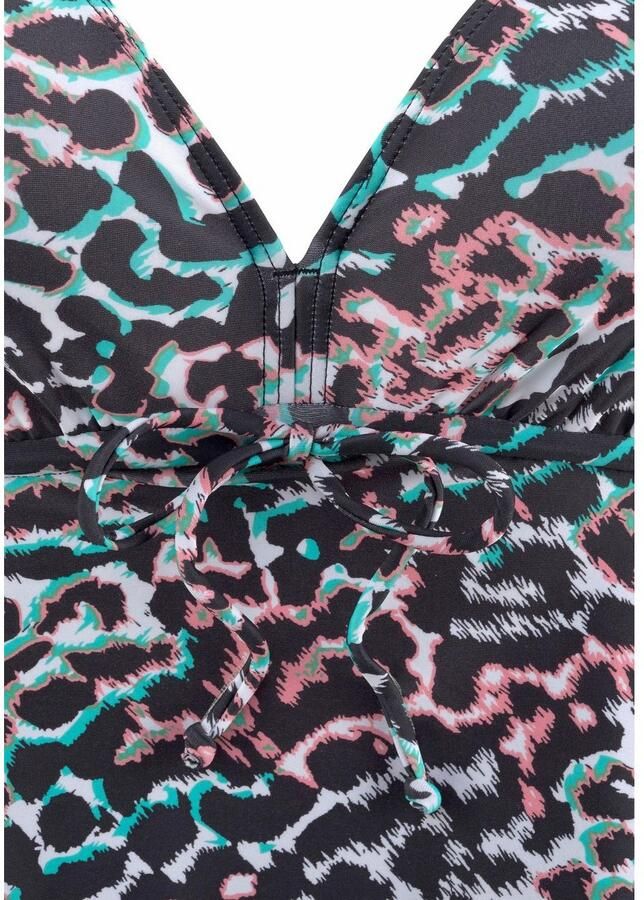 Venice Beach Beugeltankini met gedessineerde print - Foto 2