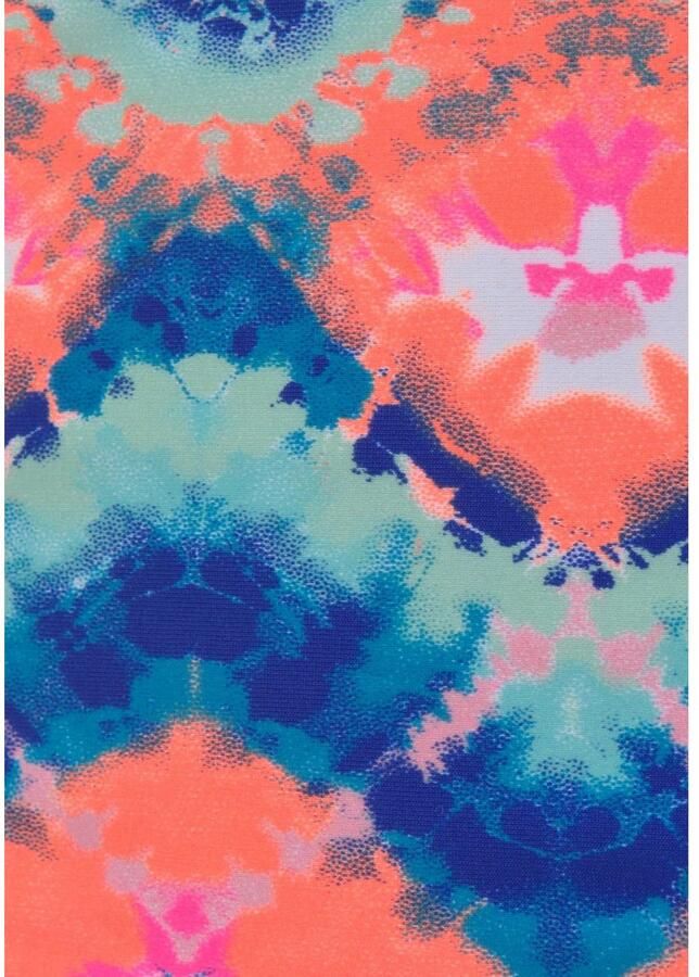 Venice Beach bikinibroekje met all over print blauw roze - Foto 3