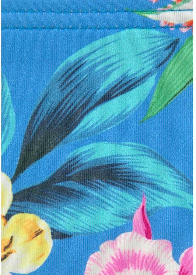 Venice Beach Triangel-bikinitop Hanni met tropische print en gele details - Foto 2