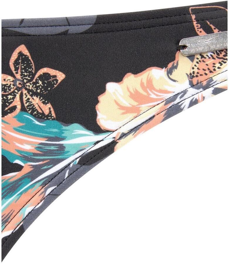 Venice Beach Triangel-bikinitop Lori in tropisch ontwerp uitneembare softcups verstelbare bandjes