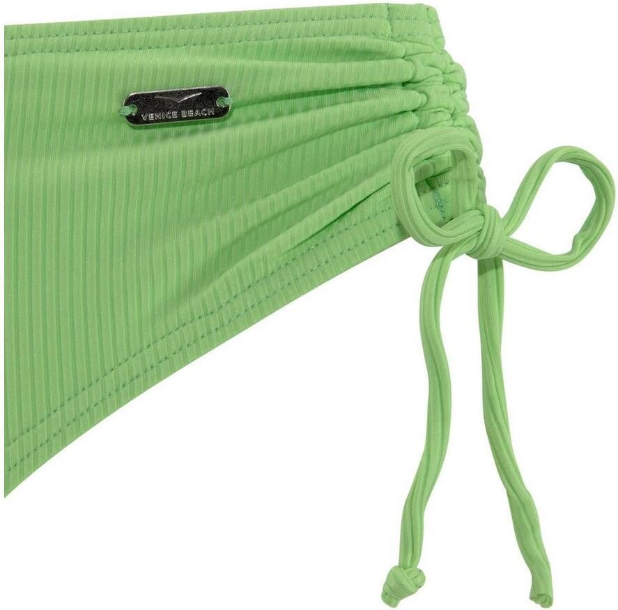 Venice Beach Bikinibroekje Lucky van geribbelde structuurstof