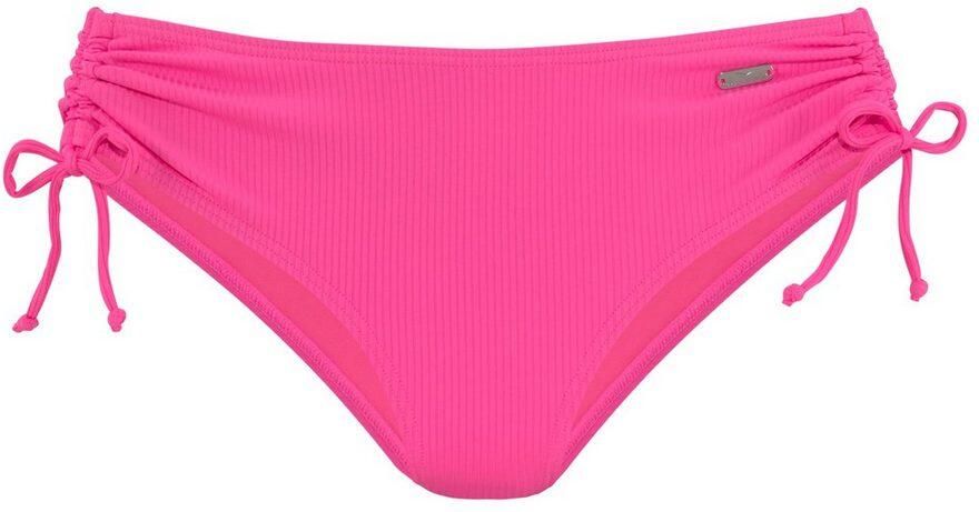 Venice Beach Bikinibroekje Lucky van geribbelde structuurstof - Foto 4