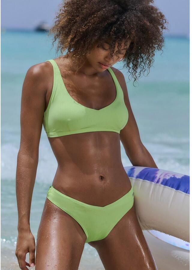 Venice Beach Bustierbikinitop Lucky van geribbelde structuurstof - Foto 2