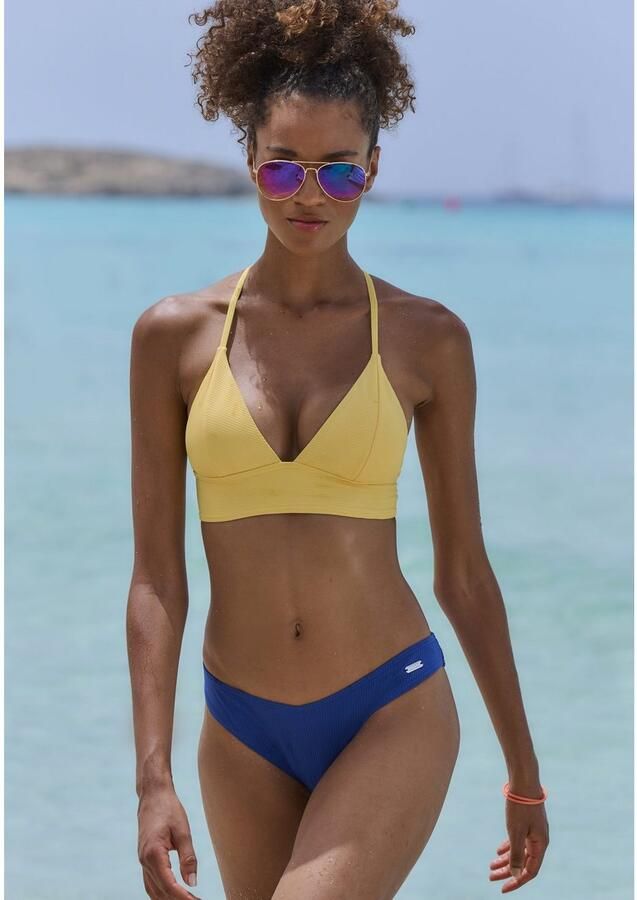 Venice Beach Triangel-bikinitop Lucky van geribbelde structuurstof - Foto 3