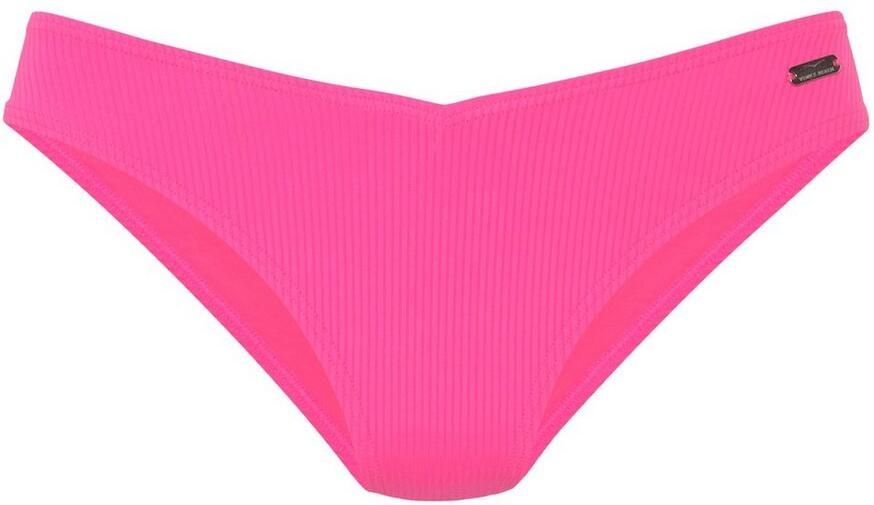 Venice Beach Bikinibroekje Lucky van geribbelde structuurstof - Foto 4