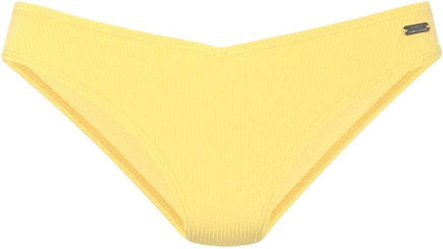 Venice Beach Bikinibroekje Lucky van geribbelde structuurstof - Foto 4