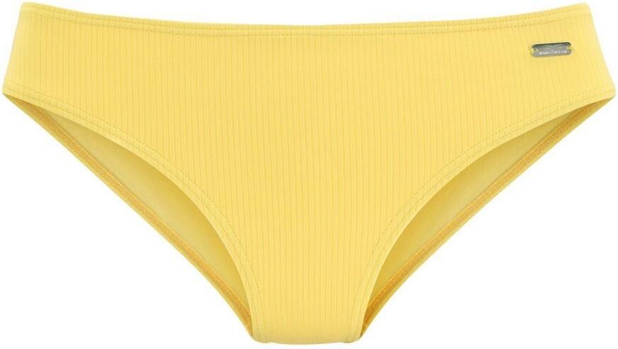 Venice Beach Bikinibroekje Lucky van geribbelde structuurstof - Foto 3