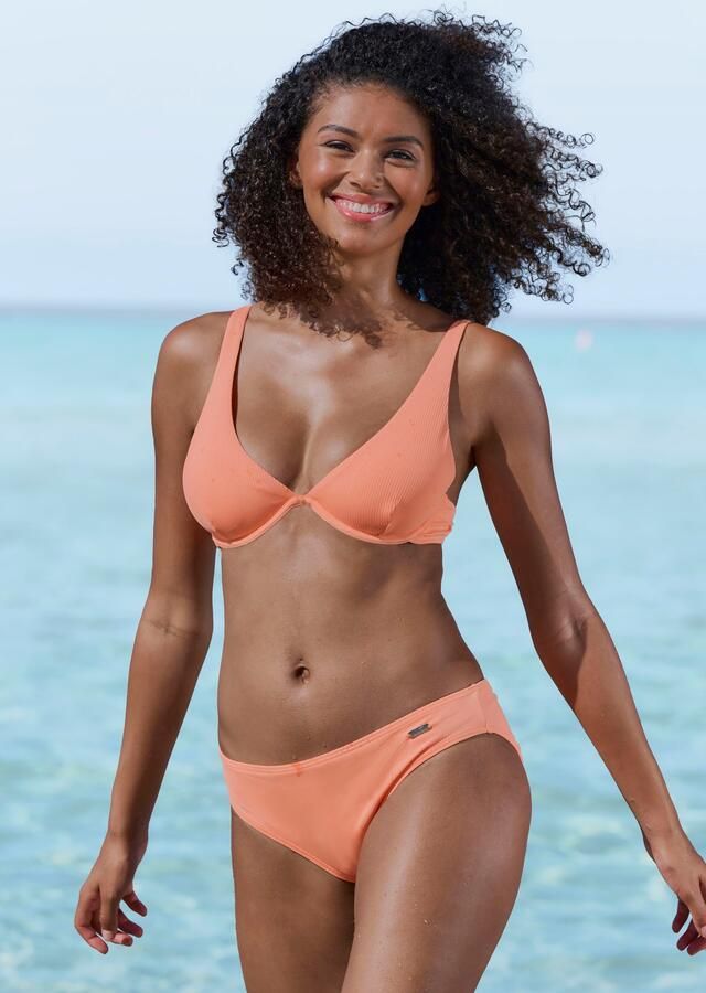 Venice Beach Bikinibroekje Lucky van geribbelde structuurstof - Foto 4