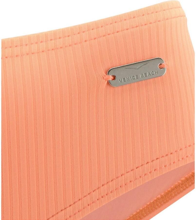 Venice Beach Bikinibroekje Lucky van geribbelde structuurstof