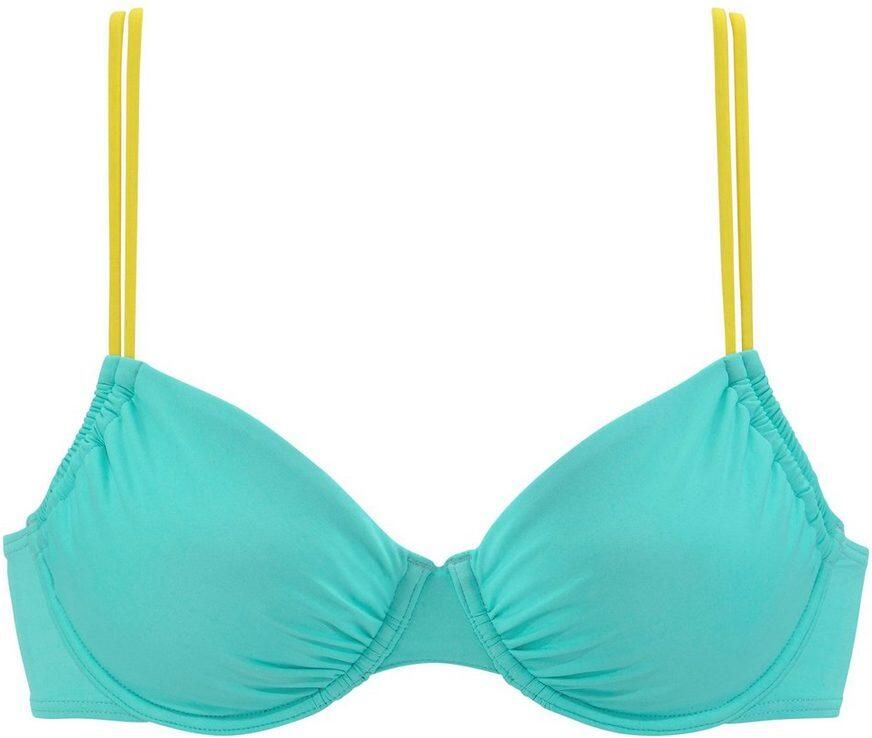 Venice Beach Bikinitop met beugels ANNA met contrastkleurige details