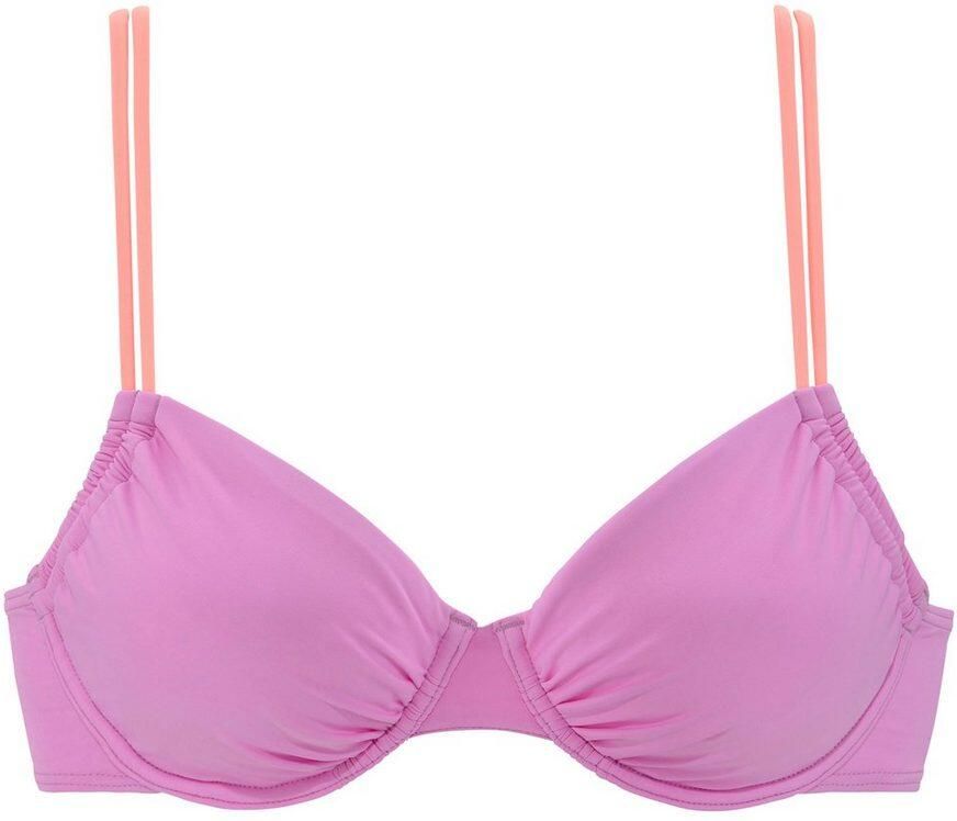 Venice Beach Bikinitop met beugels ANNA met contrastkleurige details