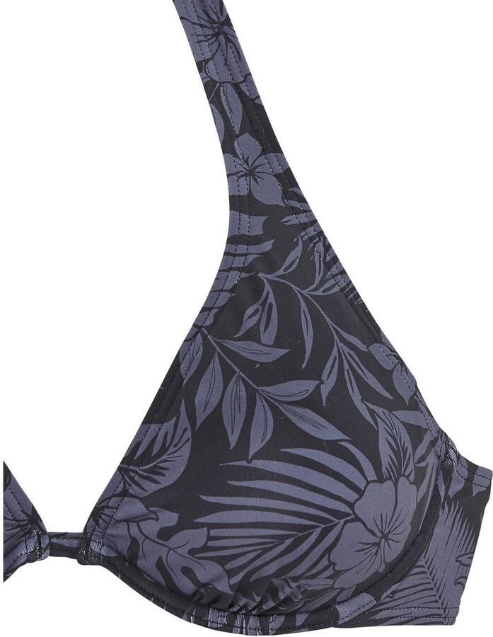 Venice Beach Bikinitop met beugels Moloka met tropische print