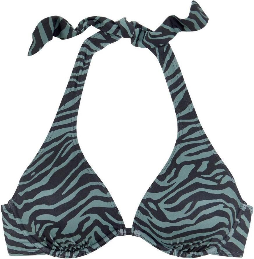 Venice Beach Bikinitop met beugels Riella in animaldesign