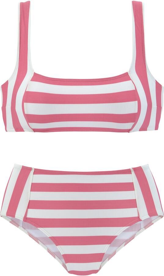 Venice Beach Bustierbikini met geweven strepen - Foto 4