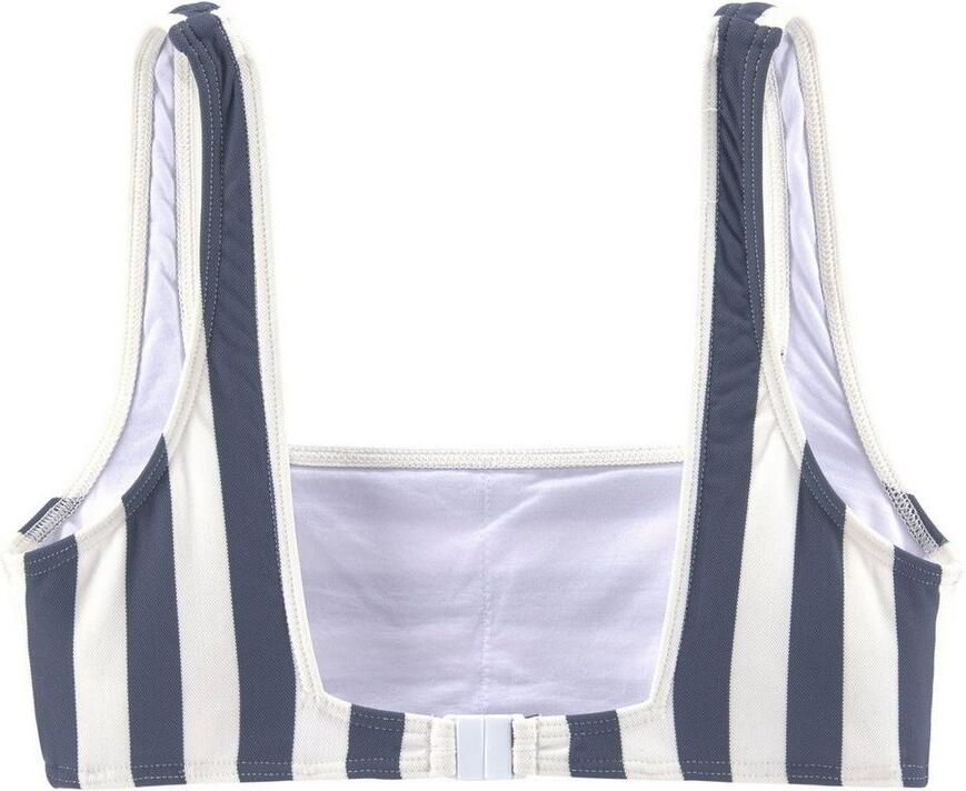 Venice Beach Bustierbikini met geweven strepen