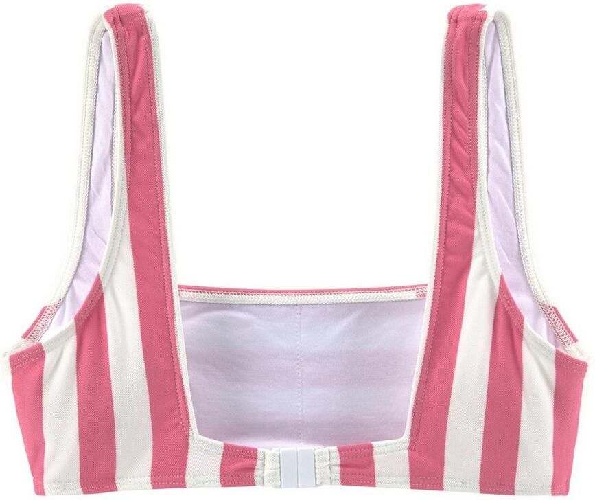 Venice Beach Bustierbikini met geweven strepen