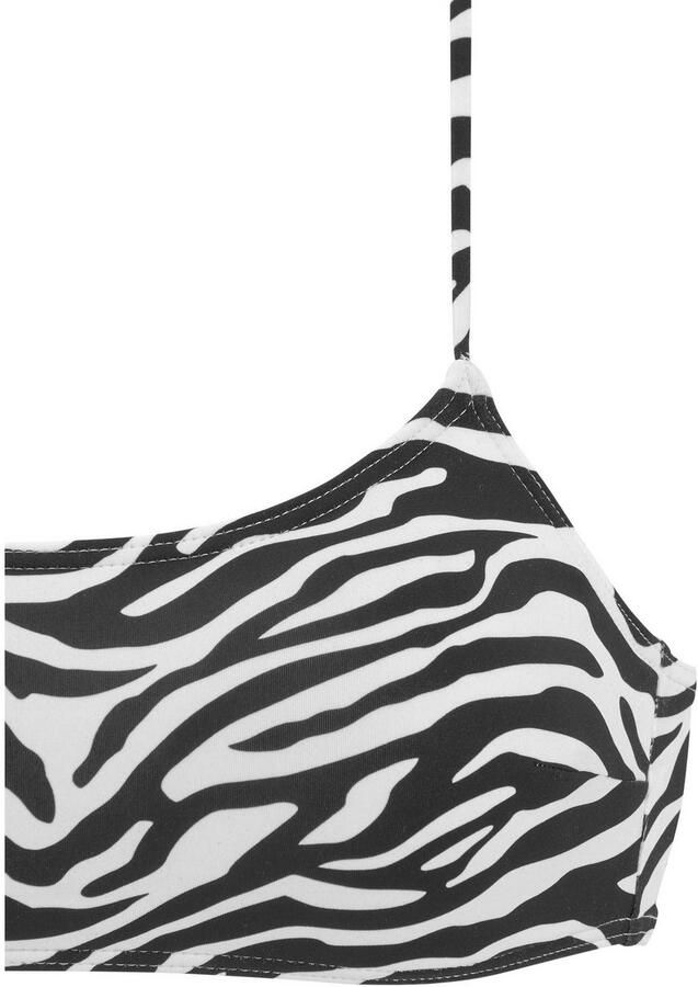 Venice Beach Bustierbikinitop Fjella in tweekleurige animal-look - Foto 3