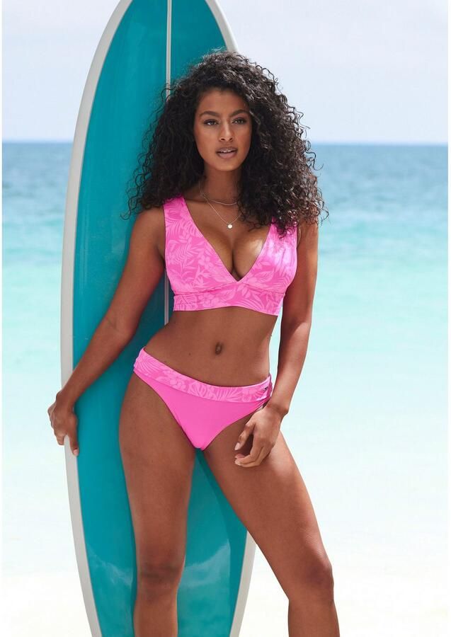 Venice Beach Bustierbikinitop Moloka met tropische print - Foto 3