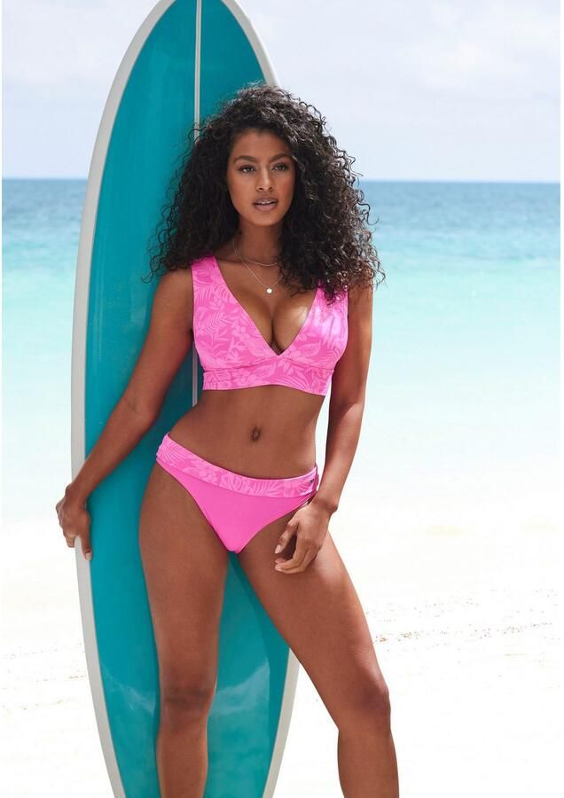 Venice Beach Bustierbikinitop Moloka met tropische print - Foto 4